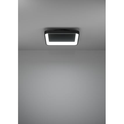Eglo - LED Hämardatav laevalgusti LED/12W/230V 2700-6500K must + kaugjuhtimispult