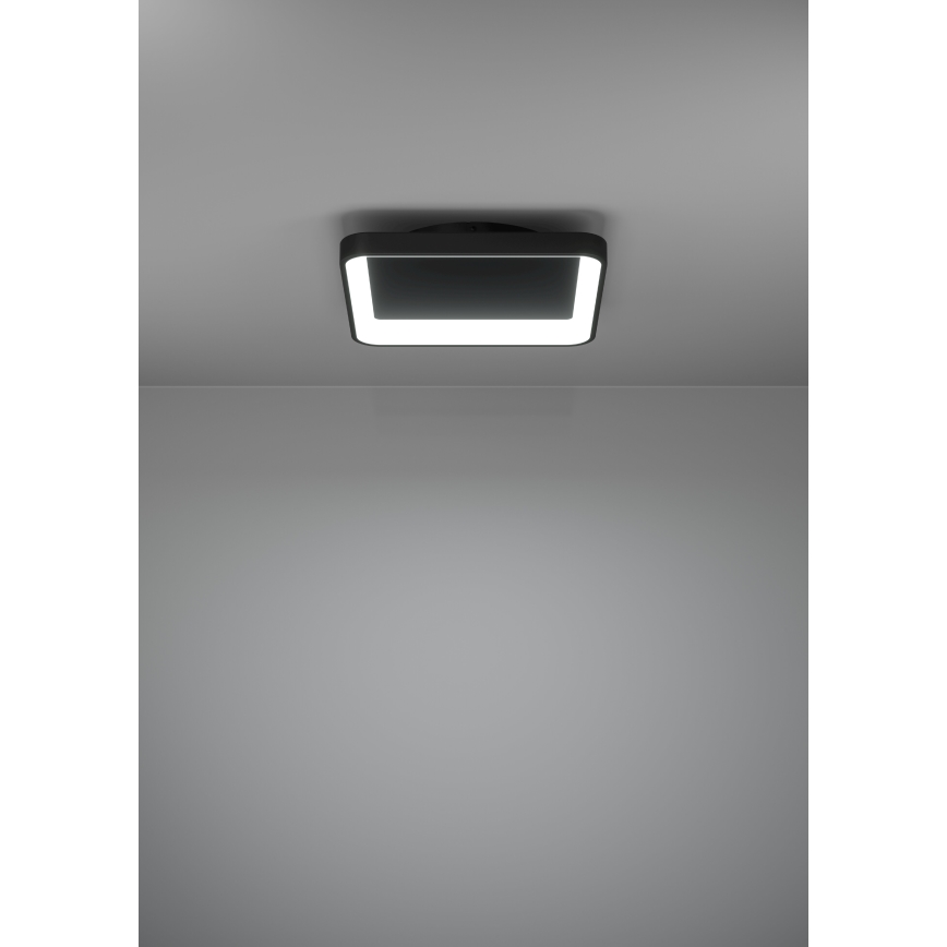 Eglo - LED Hämardatav laevalgusti LED/12W/230V 2700-6500K must + kaugjuhtimispult