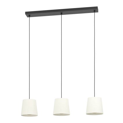 Eglo - Lühter 3xE27/60W/230V valge