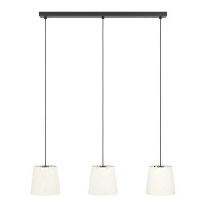 Eglo - Lühter 3xE27/60W/230V valge