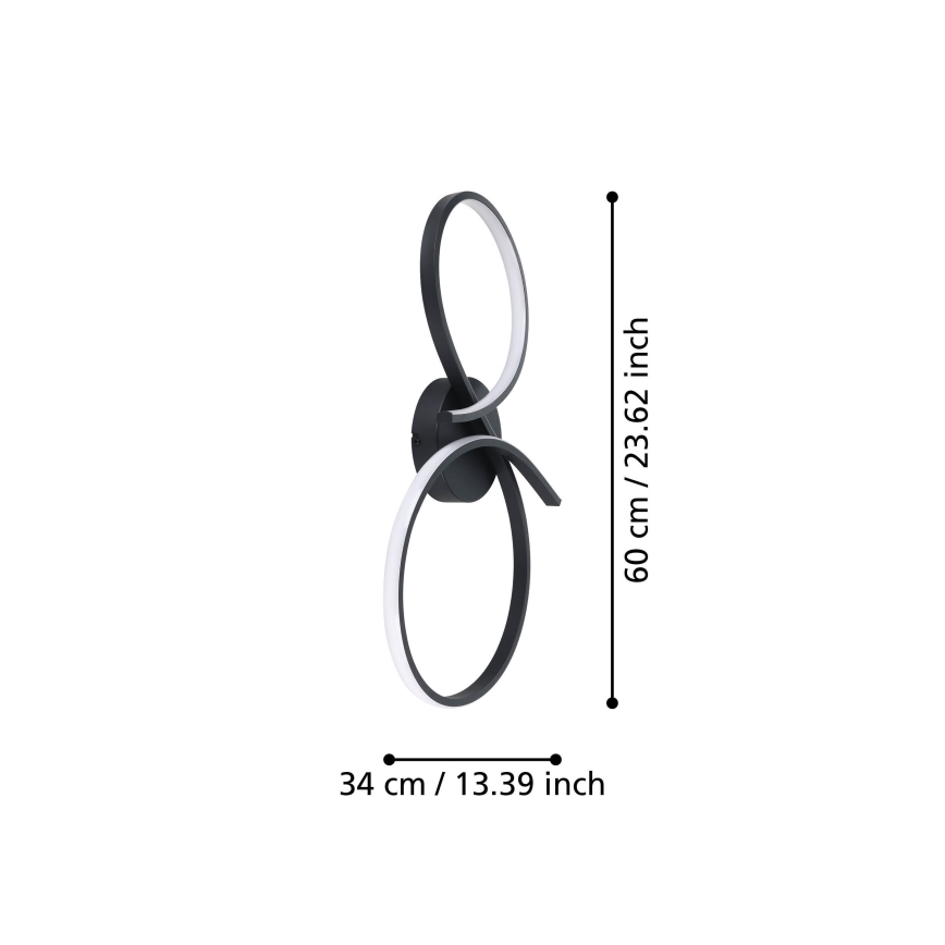 Eglo - LED Laevalgusti LED/21W/230V 3000K must