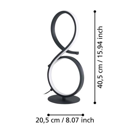 Eglo - LED Laualamp LED/11,4W/230V 3000K must