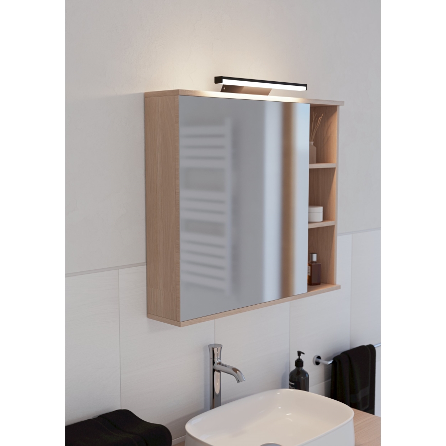 Eglo - LED RGBW Hämardatav vannituba peeglivalgustus LED/12W/230V 2700-6500K IP44 must