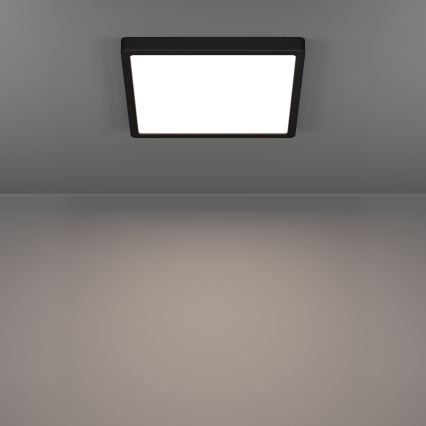 Eglo - LED laevalgusti LED/13W/230V 2700/4000/6500K 29x29cm must