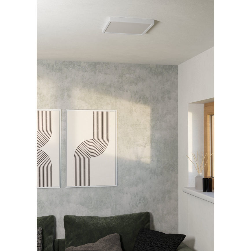 Eglo - LED laelamp LED/13W/230V 2700/4000/6500K 29x29 cm valge