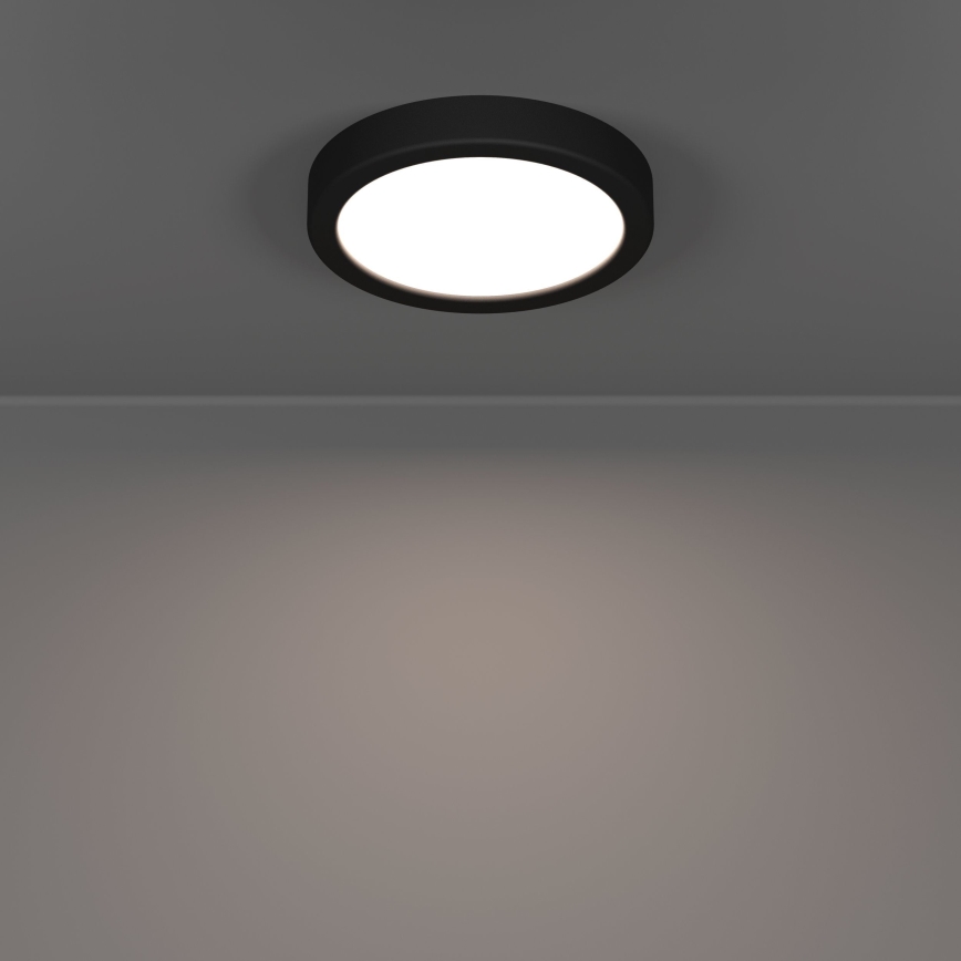 Eglo - LED-vannitoa laelamp LED/7,5W/230V 2700/4000/6500K läbimõõt 16,6 cm IP44 must