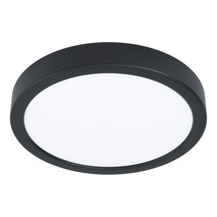 Eglo - LED vannitoa laevalgusti LED/11,5W/230V 2700/4000/6500K läbimõõt 21,1 cm IP44 must