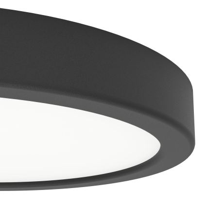 Eglo - LED vannitoa laevalgusti LED/11,5W/230V 2700/4000/6500K läbimõõt 21,1 cm IP44 must