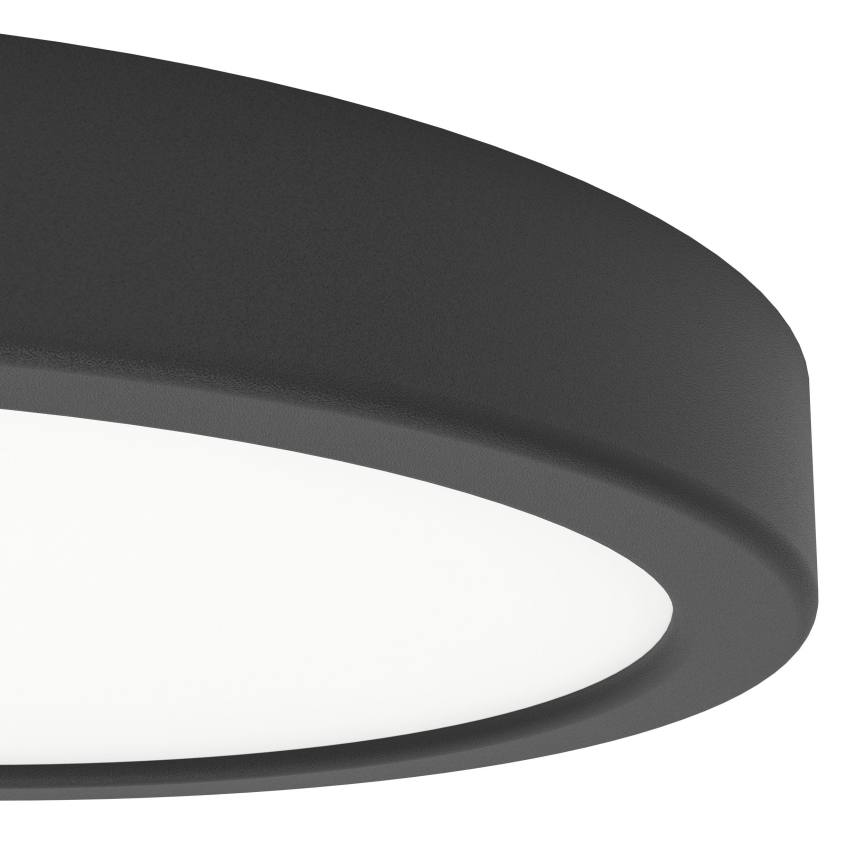Eglo - LED vannitoa laevalgusti LED/11,5W/230V 2700/4000/6500K läbimõõt 21,1 cm IP44 must