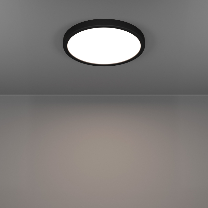 Eglo - LED vannitoa laelamp LED/14,2W/230V 2700/4000/6500K Ø 27,8 cm IP44 must