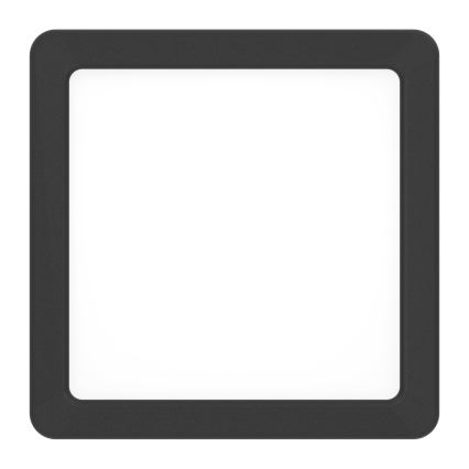 Eglo - LED-vannitoa laelamp LED/7W/230V 15x15 cm IP44 must