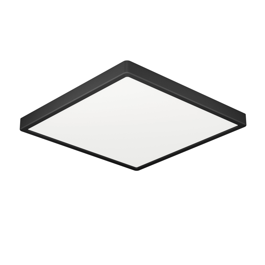 Eglo - LED vannitoa laevalgusti LED/10,5W/230V 2700/4000/6500K 22x22 cm IP44 must