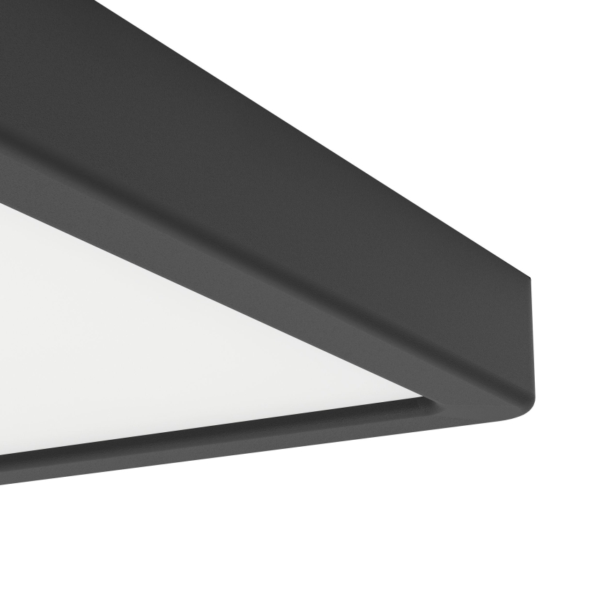 Eglo - LED vannitoa laevalgusti LED/10,5W/230V 2700/4000/6500K 22x22 cm IP44 must