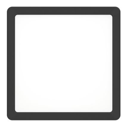 Eglo - LED vannitoa laevalgusti LED/10,5W/230V 2700/4000/6500K 22x22 cm IP44 must