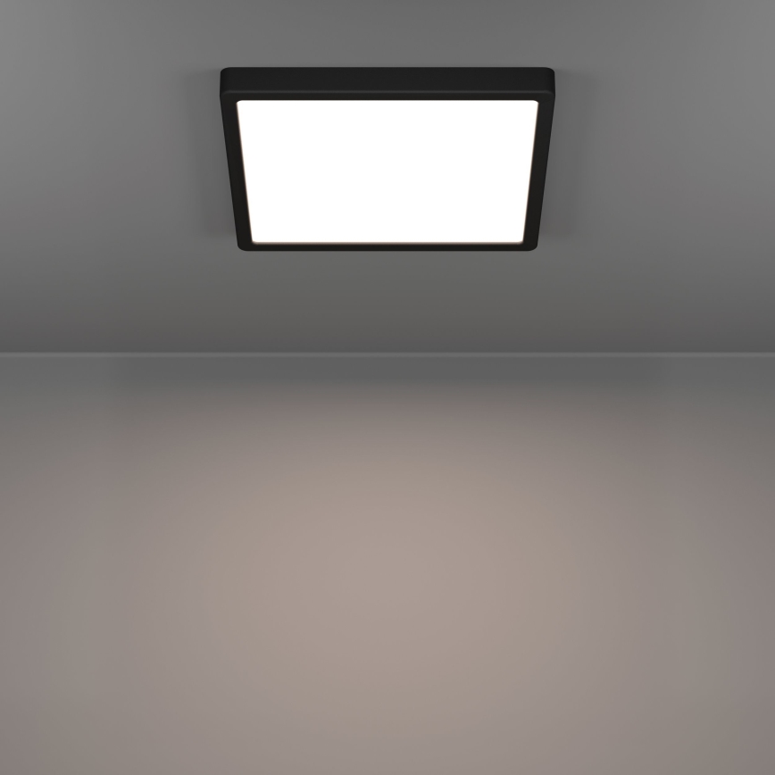 Eglo - LED vannitoa laelamp LED/13W/230V 2700/4000/6500K 29x29 cm IP44 must
