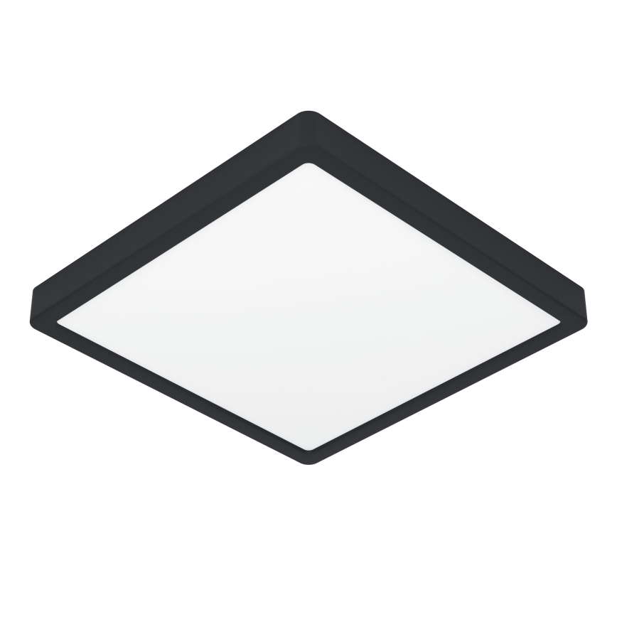 Eglo - LED vannitoa laelamp LED/13W/230V 29x29 cm IP44 must