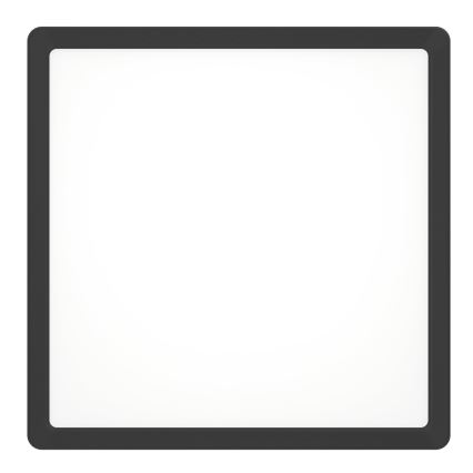 Eglo - LED vannitoa laelamp LED/13W/230V 29x29 cm IP44 must