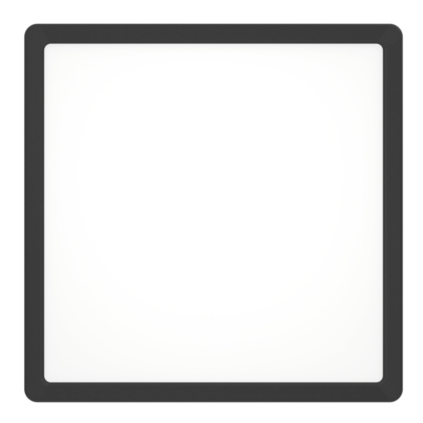 Eglo - LED vannitoa laelamp LED/13W/230V 29x29 cm IP44 must