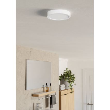 Eglo - LED vannitoa laevalgusti LED/7,5W/230V 2700/4000/6500K läbimõõt 16,6 cm IP44 valge