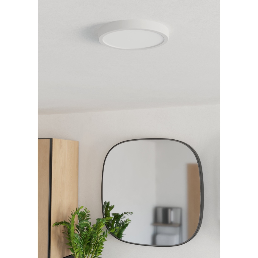 Eglo - LED vannitoa laelamp LED/11,5W/230V 2700/4000/6500K läbimõõt 21,1 cm IP44 valge