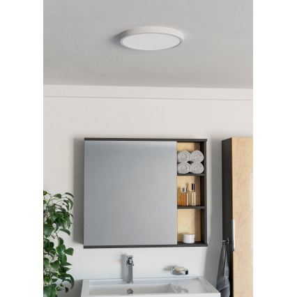 Eglo - LED vannitoa laevalgusti LED/14,2W/230V 2700/4000/6500K läbimõõt 27,8 cm IP44 valge