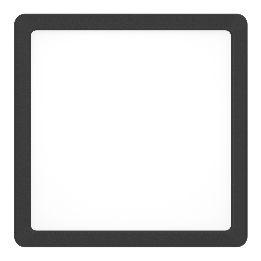 Eglo - LED RGBW hämardatav vannitoa laelamp LED/10,5W/230V 2700-6500K 22x22 cm IP44 must