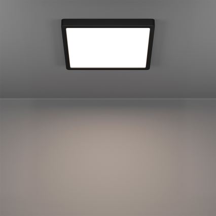 Eglo - LED RGBW hämardatav vannitoa laelamp LED/13,5W/230V 2700-6500K 29,5x29,5 cm IP44 must