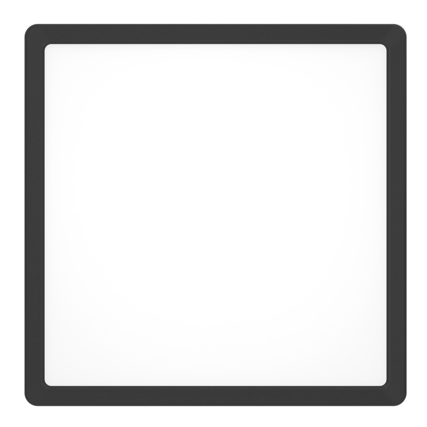 Eglo - LED RGBW hämardatav vannitoa laelamp LED/13,5W/230V 2700-6500K 29,5x29,5 cm IP44 must