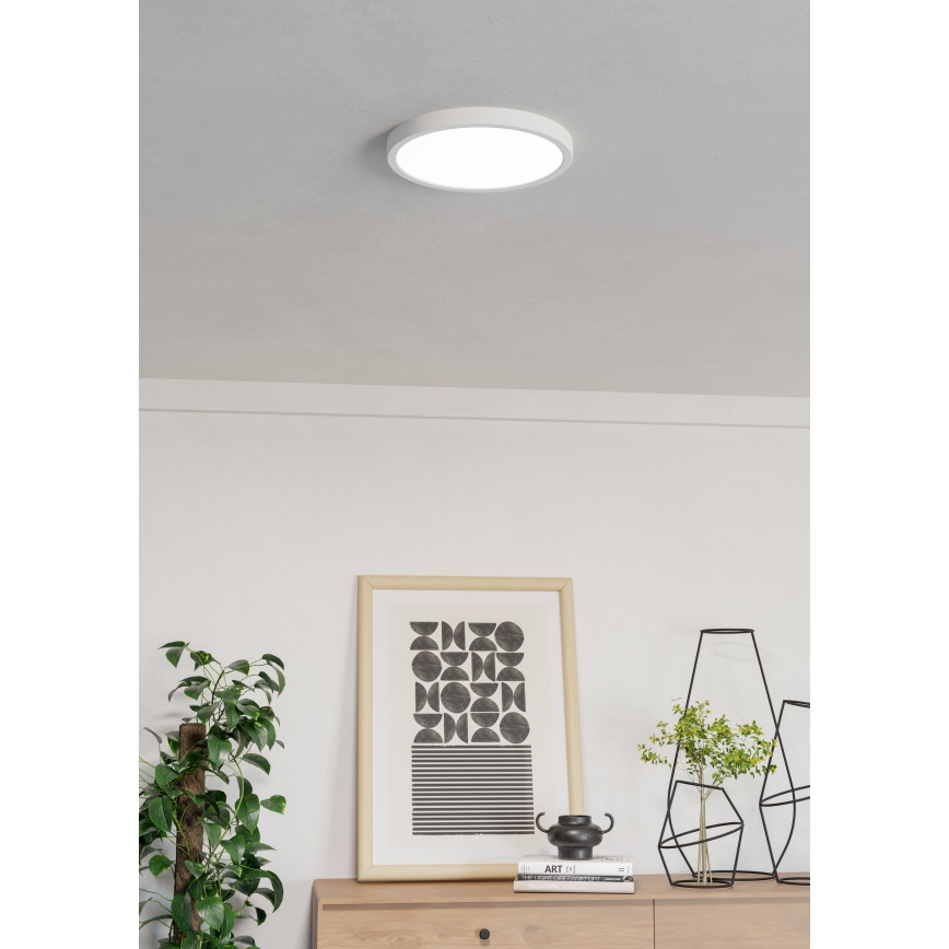 Eglo - hämardatav LED RGBW vannitoa laelamp LED/14,3W/230V 2700-6500K läbimõõt 27,8 cm IP44 valge