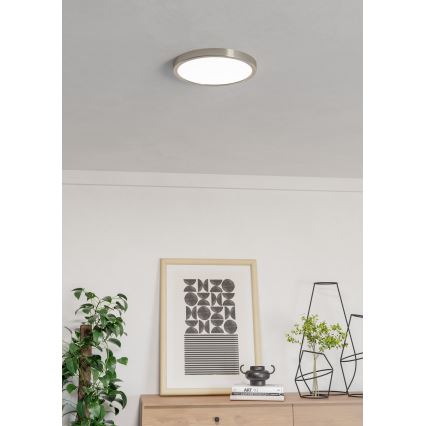 Eglo - LED RGBW Hämardatav vannitoa laelamp LED/14,3W/230V 2700-6500K Ø 27,8 cm IP44 mattkroom