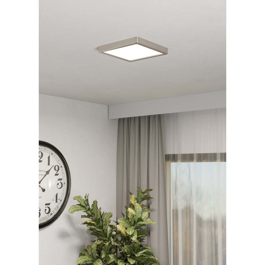 Eglo - LED RGBW hämardatav vannitoa laelamp LED/10,5W/230V 2700-6500K 22x22 cm IP44 mattkroom