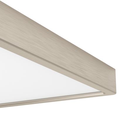 Eglo - LED RGBW Hämardatav vannitoa laevalgusti LED/13,5W/230V 2700-6500K 29,5x29,5 cm IP44 matt kroom