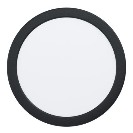 Eglo - LED laesse paigaldatav valgusti LED/18,5W/230V 2700/4000/6500K läbimõõt 21,6 cm must