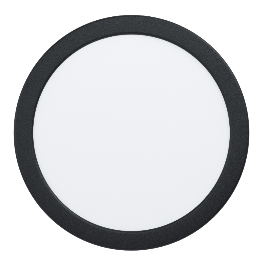 Eglo - LED laesse paigaldatav valgusti LED/18,5W/230V 2700/4000/6500K läbimõõt 21,6 cm must