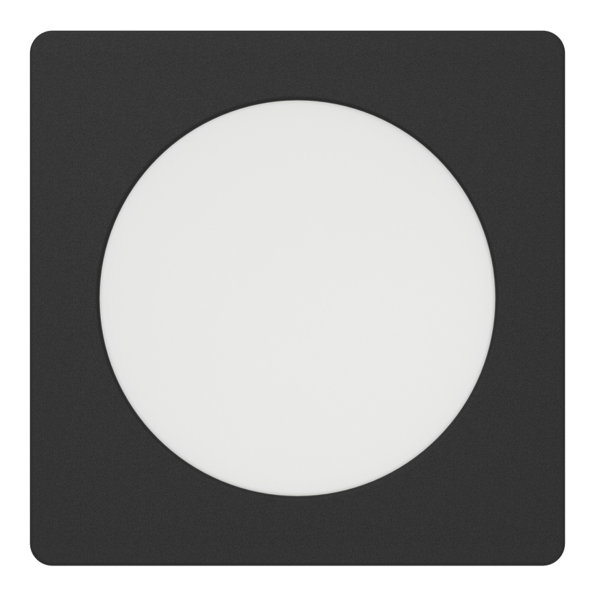 Eglo - LED-sissepaigaldatav laevalgusti LED/6,3W/230V 2700/4000/6500K 11,9x11,9 cm must