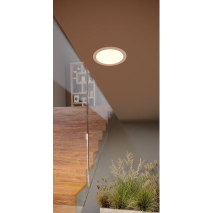 Eglo - LED süvistatav laevalgusti LED/10,5W/230V 2700/4000/6500K läbimõõt 16,8 cm valge