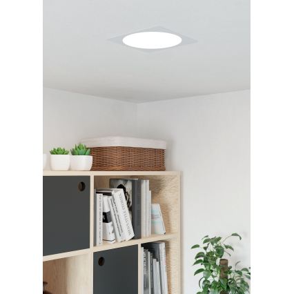 Eglo - LED süvistatav laelamp LED/18,5W/230V 2700/4000/6500K 21,6x21,6 cm valge