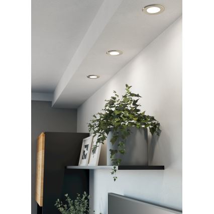 Eglo - LED-süvistatav laevalgusti LED/3,7W/230V 2700/4000/6500K, läbimõõt 8,8 cm, mattkroom