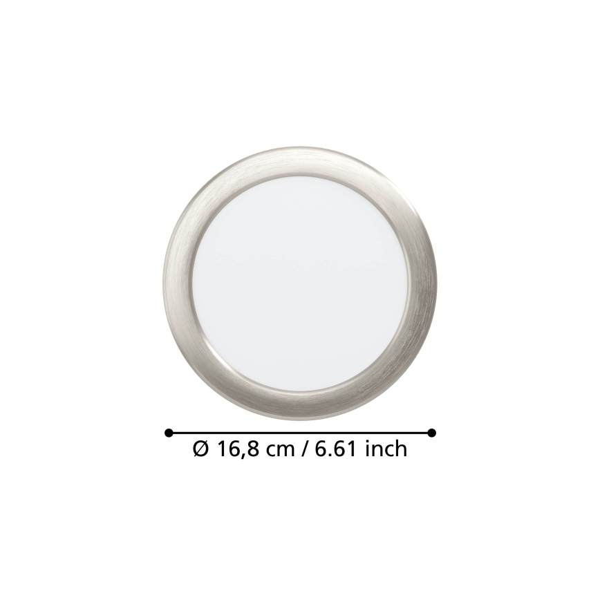 Eglo - LED süvisvalgusti LED/10,5W/230V 2700/4000/6500K Ø 16,8 cm mattkroom