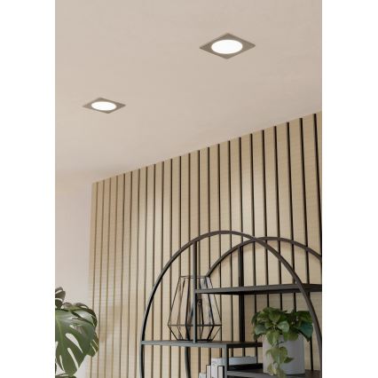 Eglo - süvistatav LED-valgusti LED/6,3W/230V 2700/4000/6500K 11,9x11,9 cm mattkroom
