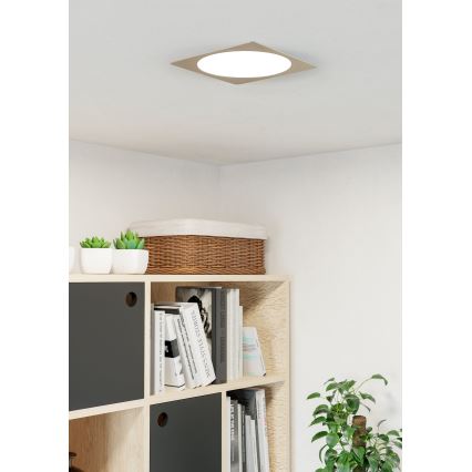 Eglo - LED süvistatav laevalgusti LED/18,5W/230V 2700/4000/6500K 21,6x21,6 cm mattkroom