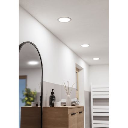 Eglo - LED vannitoa süvistatav laevalgusti LED/10,5W/230V 2700/4000/6500K läbimõõt 16,8 cm IP44 valge