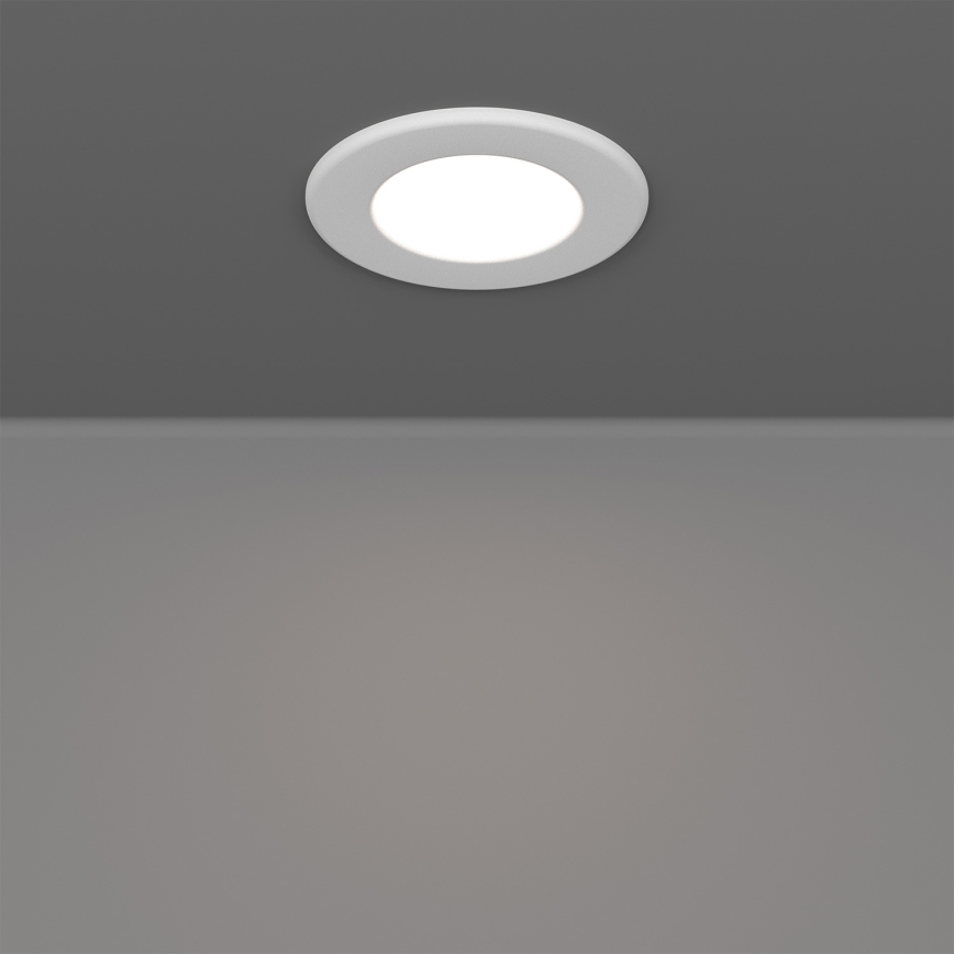 Eglo - komplekt 3× LED RGBW, hämardatavad vannitoa süvistatavad laevalgustid, LED 2,8W, 230V, 2700–6500K, läbimõõt 8,8 cm, IP44, valge