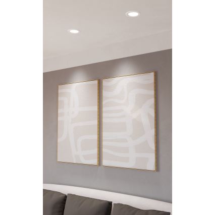 Eglo - LED RGBW hämardatav vannitoa lae sissepaigaldatav valgusti LED/5W/230V 2700-6500K läbimõõt 12 cm IP44 valge