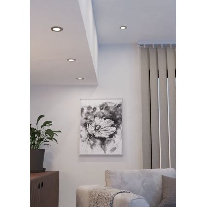 Eglo - Komplekt 3xLED RGBW hämardatav vannitoa süvistatav laevalgusti LED/2,8W/230V 2700-6500K läbimõõt 8,8cm IP44 mattkroom