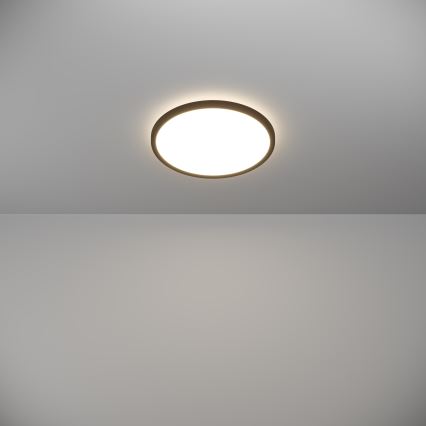 Eglo - LED Laevalgusti vannituppa LED/13,9W/230V 2700/4000/6500K d. 30 cm IP44 must