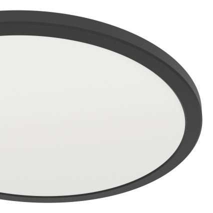 Eglo - LED Laevalgusti vannituppa LED/18,5W/230V 2700K/4000K/6500K d. 38,9 cm IP44 must
