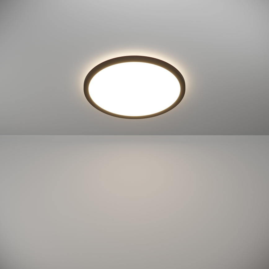 Eglo - LED Laevalgusti vannituppa LED/18,5W/230V 2700K/4000K/6500K d. 38,9 cm IP44 must
