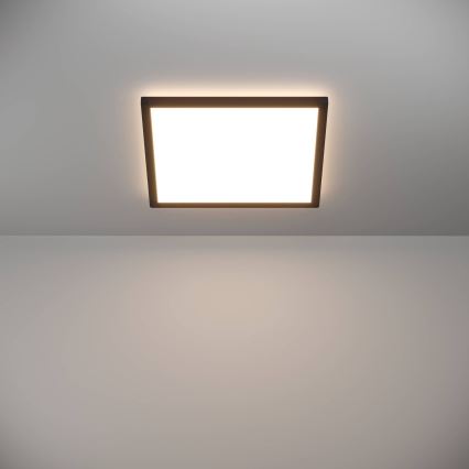 Eglo - LED Laevalgusti vannituppa LED/17,6W/230V 2700/4000/6500K 39x39 cm IP44 must