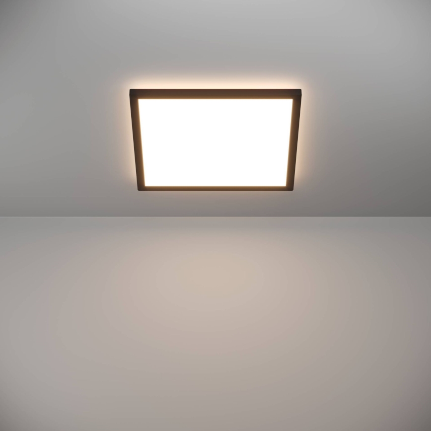 Eglo - LED Laevalgusti vannituppa LED/17,6W/230V 2700/4000/6500K 39x39 cm IP44 must